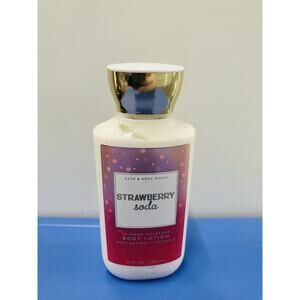BATH & BODY WORKS STRAWBERRY SODA Body Lotion Sealed 8 OZ